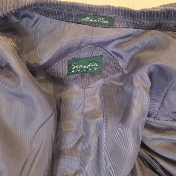 Sophisticated Scandia Woods Purple Corduroy Blazer Sports Coat Size 52 2 NWOT - Picture 5 of 7